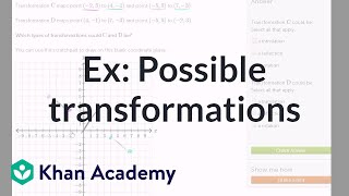 Possible transformations example  Transformations  Geometry  Khan Academy [upl. by Sevik]