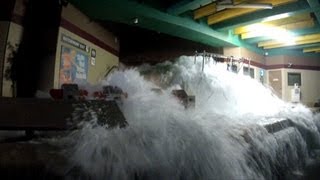 Earthquake  The Big One Universal Studios Hollywood Backlot Studio Tram Tour POV HD 1080p [upl. by Enenstein300]