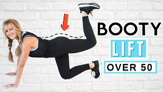 10 Minute Booty Burn Workout For Women Over 50  No Equipment [upl. by Trip527]