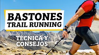 Cómo usar los Bastones o Palos de Trail Running Técnica y Consejos [upl. by Gone729]