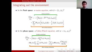 Thomas Colas  Cosmological Master Equations [upl. by Finegan616]