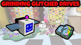 GRINDING GLITCHED DRIVES bee swarm simulator [upl. by Tsiuqram]