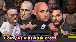 Colby Covington vs Jorge Masvidal press conference [upl. by Eniale]