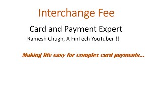 Chapter17  Interchange Fees  MDR  Merchant Discount Rate  What is interchange Fee [upl. by Ludwigg]