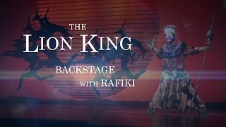 The Lion King Backstage  Rafiki [upl. by Eiznik456]