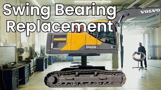 Excavator Swing Bearing Replacement Fun Version  ConEquip 101 [upl. by Peterman]