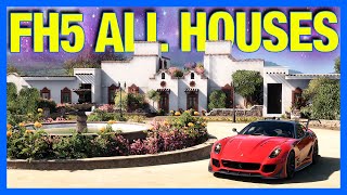 Forza Horizon 5  All Houses Locations Prices amp Perks [upl. by Sneve]