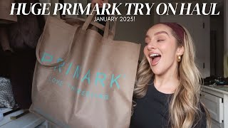 HUGE PRIMARK HAUL amp TRY ON  January 25 Clothing  Homewear [upl. by Airotcivairam]