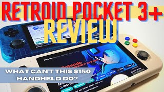 Retroid Pocket 3 Plus Full Review  Retroid Pocket 3 Handheld  Retro Gaming [upl. by Mou]