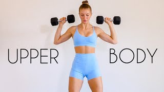 10 MIN FULL UPPER BODY Workout Toning amp Strength [upl. by Nonnair]