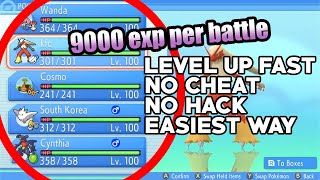 Easiest ways to LEVEL 100 in BDSP [upl. by Jedediah]