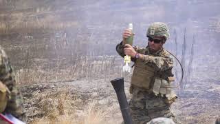 AITB Marines fire 81 mm mortars during IULC [upl. by Anitnerolf378]