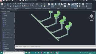 How To Create Piping Network In CadMEP 2020 [upl. by Tirma]