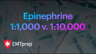 Epinephrine 11000 v 110000 [upl. by Notrem]