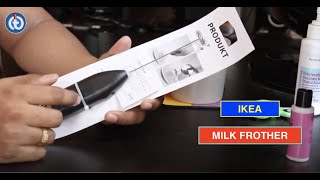 IKEA MILK FROTHER Review amp Battery Installation [upl. by Hnim5]