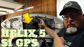 How To Install Humminbird Helix 5 and Transducer  Lowe FM 1675 [upl. by Acemaj]