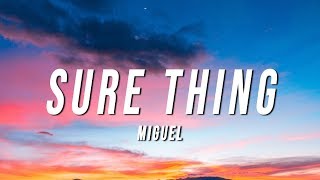 Miguel  Sure Thing WiSkiM Remix Lyrics [upl. by Ardien]