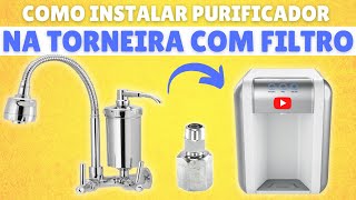 Instalação de Purificador de Água em Torneira com Filtro [upl. by Mike]