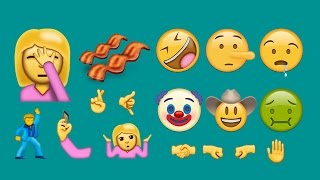 All 72 New Emojis for 2016 [upl. by Siugram192]