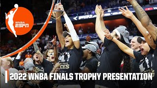 FULL Las Vegas Aces 2022 WNBA Finals Trophy Ceremony  WNBA on ESPN [upl. by Ignace]