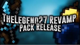 TheLegend27 Revamp Minecraft BEST UHCPVP 189 Texture Pack Review  Gameplay [upl. by Airtemed]