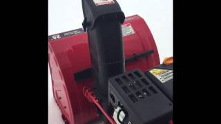 Troybilt 2410 QuickStart snow blower [upl. by Enelyahs]