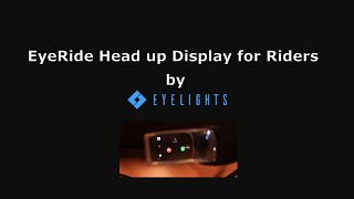 Eyeride  Motorcycle Helmet HUD [upl. by Arised]