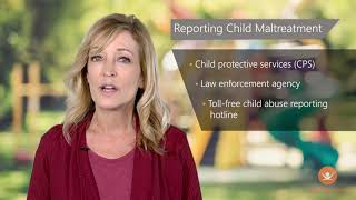 Reporting Child Abuse Mandated Reporters [upl. by Ayila]