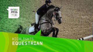 Individual Equestrian Jumping Qualification Round  Highlights  Nanjing 2014 Youth Olympic Games [upl. by Natan]