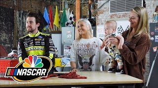 Behind the Driver Sisters stoked Ryan Blaneys passion for NASCAR  Motorsports on NBC [upl. by Seditsira227]