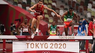 JO Tokyo  Soufiane El Bakkali remporte lor sur le 3000m steeple [upl. by Crosby]