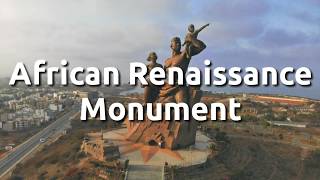 African Renaissance Monument  Dakar Senegal  Tallest Statue in Africa [upl. by Sheehan]