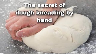 Proper technique of dough kneading [upl. by Ortiz750]