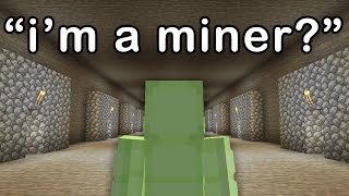 Minecraft but I join MINING CIVILIZATION [upl. by Eeslehc]