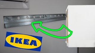 IKEA METOD Cabinet Wall fixing  installation fixation meuble haut [upl. by Mylo]