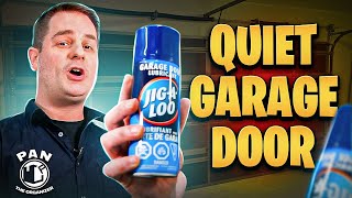 How To Lubricate Your Garage Door  QUICK amp EASY [upl. by Elletnuahc]