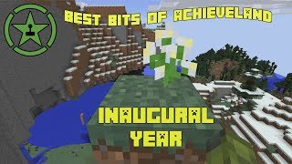 Best Bits of Achievement Hunter  Minecraft Achieveland Inaugural Year [upl. by Ahsimal]