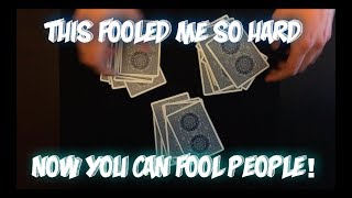 This Easy Card Trick Fooled Me IMPOSSIBLE Card Trick Performance And Tutorial [upl. by Nogras447]