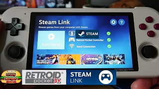 Retroid Pocket 3 Plus  STEAM LINK [upl. by Melinde]