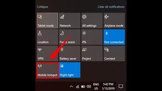 How to Connect PC Internet to Mobile via HotSpot WIFI 2019 [upl. by Laehcimaj177]