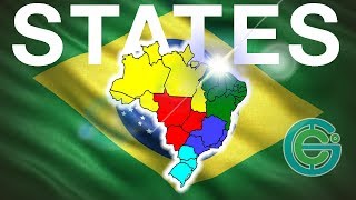 The states of Brazil explained Geography Now [upl. by Yarb]