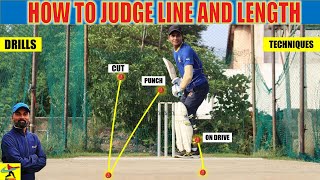 HOW TO JUDGE BALL’S LINE AND LENGTH IN BATTING  TECHNIQUE DRILLS AND TIPS  HINDI CRICKET COACHING [upl. by Fortier]