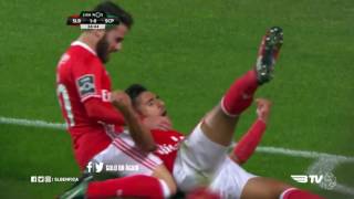 SL Benfica 21 Sporting  Golos com Relato  Antena 1 [upl. by Aiykan239]