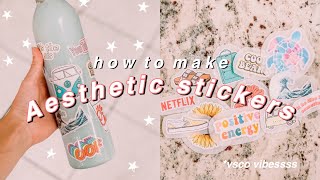 How to make aesthetic stickers [upl. by Nnylakcaj255]