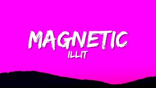 ILLIT  Magnetic Lyrics [upl. by Aliuqaj]