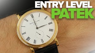 The EntryLevel Patek Review of the Patek Philippe Calatrava 5119J [upl. by Buyers597]