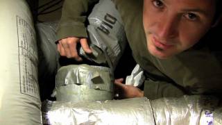 Installing Flexible Duct  Insulated Duct  DIY [upl. by Dorrehs]