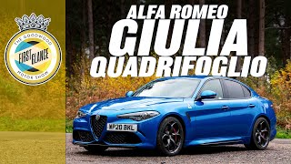 2021 Alfa Romeo Giulia Quadrifoglio  Road review [upl. by Eiznil]