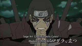 EDO MADARA VS EDO HASHIRAMA  NARUTO BATTLE [upl. by Eal491]