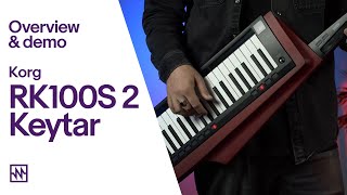 Korg RK100S 2 Keytar SynthesizerVocoder Demo amp Overview [upl. by Notfilc]